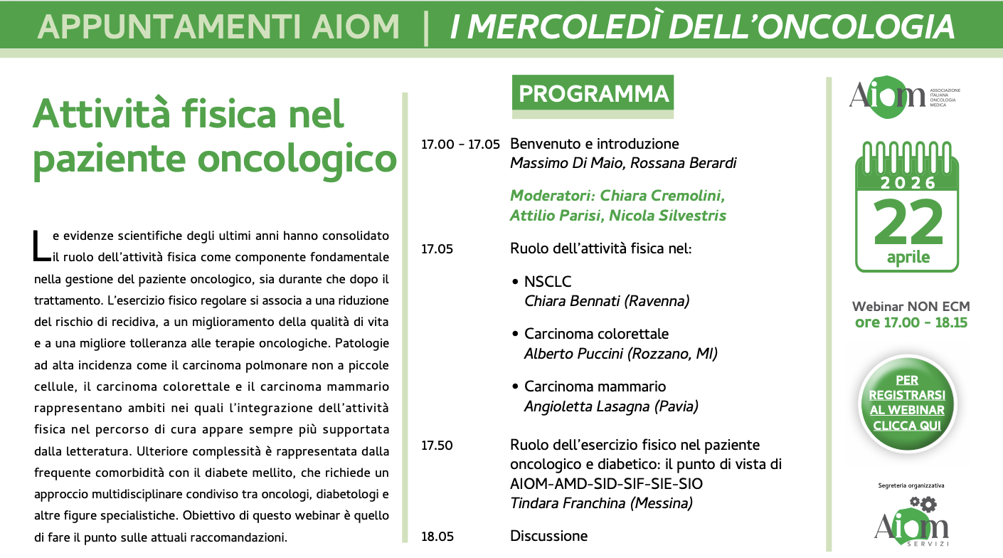 Attività fisica nel paziente oncologico